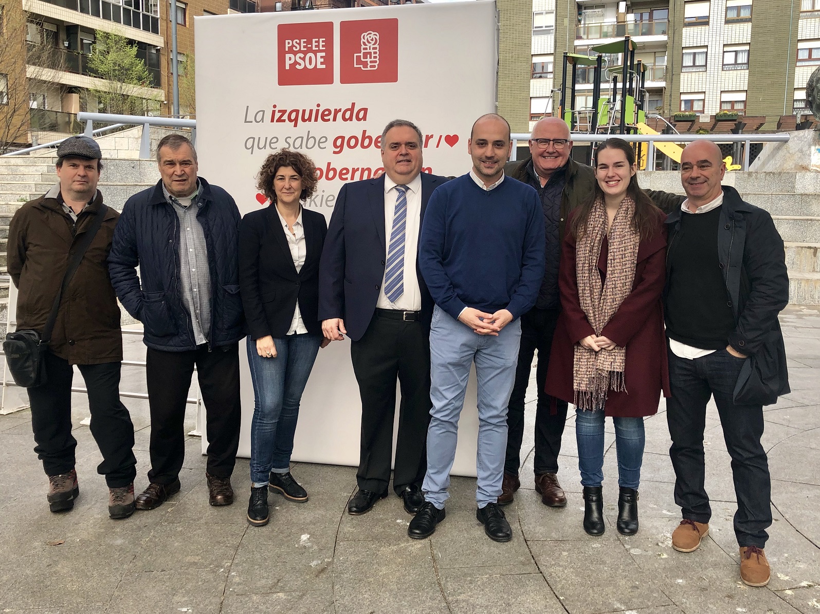 Jorge González, Presentación candidatura Erandio